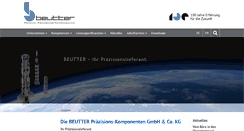 Desktop Screenshot of beutter.de