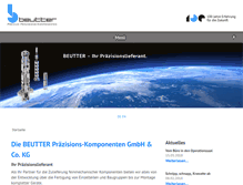 Tablet Screenshot of beutter.de